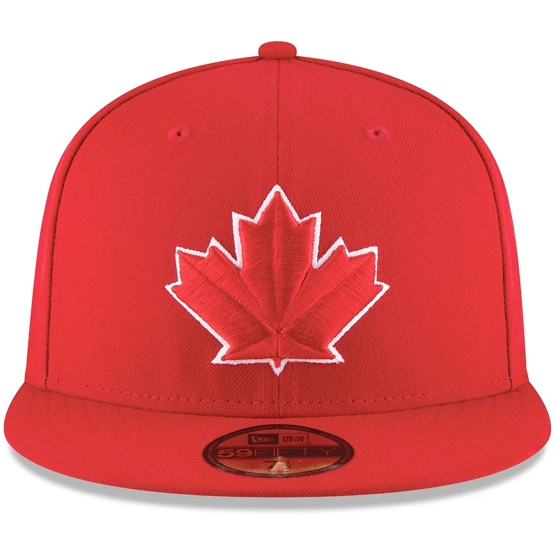Men's New Era Red Toronto Blue Jays - Turn Back the Clock 59FIFTY Fitted Hat