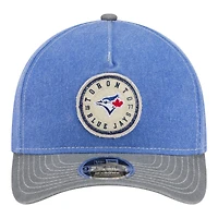 Casquette ajustable New Era pour homme, bleu royal/gris, Toronto Blue Jays, en feutre, modèle M-Crown 9FORTY