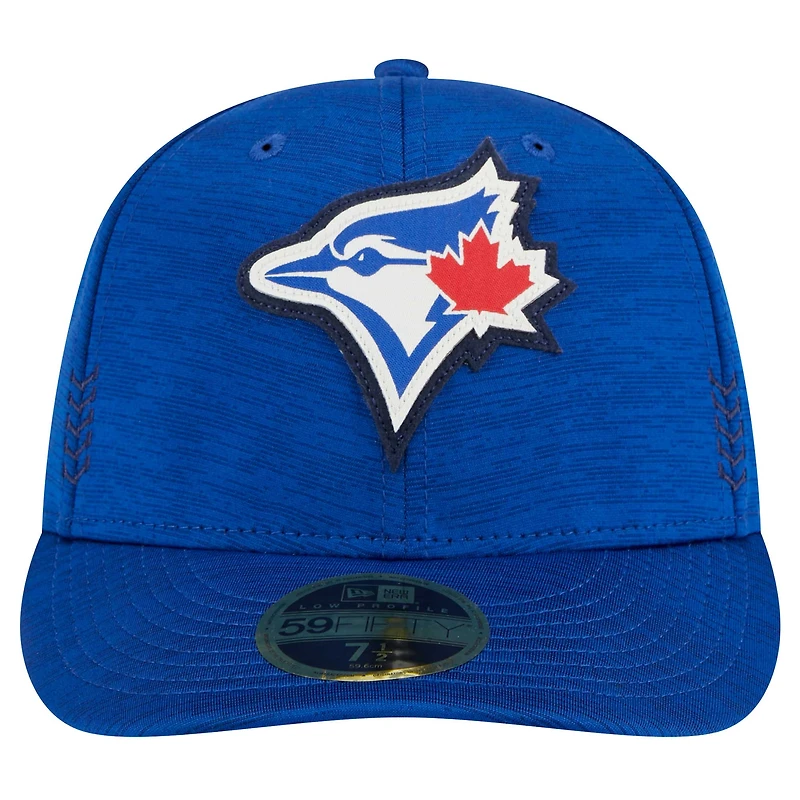 Men's New Era  Royal Toronto Blue Jays 2024 MLB Clubhouse Low Profile 59FIFTY Fitted Hat
