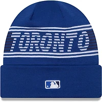 Men's New Era  Royal Toronto Blue Jays 2024 MLB Clubhouse Sport Cuffed Knit Hat