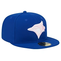 Casquette ajustée 59FIFTY pour la fête des mères sur le terrain Royal Toronto Blue Jays 2024 New Era hommes