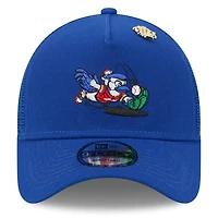 Casquette camionneur ajustable 9FORTY New Era Royal Toronto Blue Jays 2025 Big League Chew pour homme