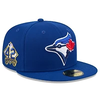 Casquette ajustée Jackie Robinson Day 59FIFTY pour homme New Era Royal Toronto Blue Jays 2025