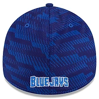 Casquette New Era Royal Toronto Blue Jays 2025 MLB Clubhouse 39THIRTY Flex pour homme
