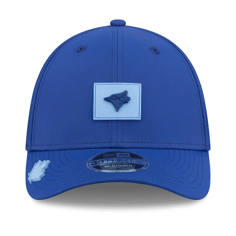 Casquette New Era Royal Toronto Blue Jays 2026 Clubhouse Alternate 39THIRTY M-Crown Flex pour homme