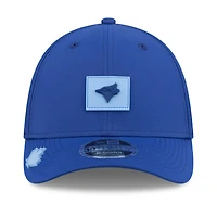Casquette New Era Royal Toronto Blue Jays 2026 Clubhouse Alternate 39THIRTY M-Crown Flex pour homme