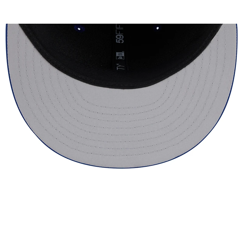 Men's New Era Royal Toronto Blue Jays 2026 Clubhouse Alternate Quill Tech 59FIFTY Fitted Hat