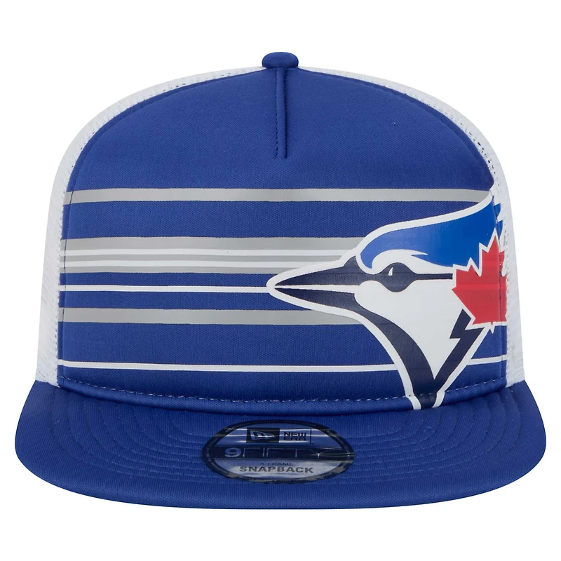 Casquette à visière ajustable A-Frame Trucker 9FIFTY Toronto Blue Jays de New Era pour homme