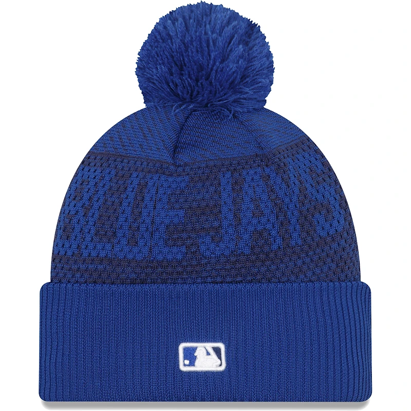 Men's New Era Royal Toronto Blue Jays Authentic Collection Sport Knit - Hat with Pom