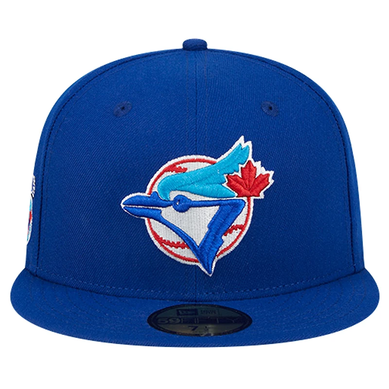 Casquette ajustée 59FIFTY New Era des Royal Toronto Blue Jays Big League Chew pour hommes