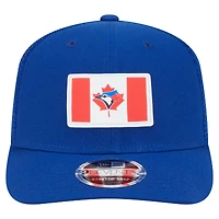 Casquette extensible à bouton-pression New Era Royal Toronto Blue Jays 9SEVENTY pour homme
