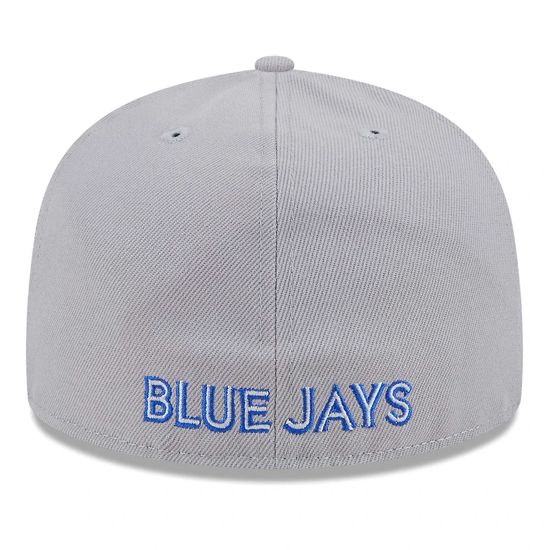 Casquette ajustée 59FIFTY New Era Royal Toronto Blue Jays Gameday Sideswipe pour hommes
