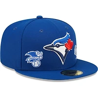 Casquette ajustée 59FIFTY Identity des Blue Jays de Toronto Royal New Era pour homme
