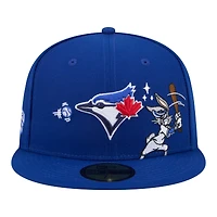 Men's New Era Royal Toronto Blue Jays Looney Tunes Bugs Bunny 59FIFTY Fitted Hat