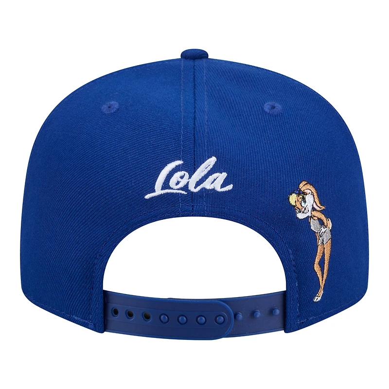 Men's New Era Royal Toronto Blue Jays Looney Tunes Lola Bunny 9FIFTY Snapback Hat