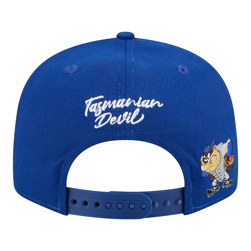 Casquette snapback New Era Royal Toronto Blue Jays Looney Tunes Tasmanian Devil 9FIFTY pour homme