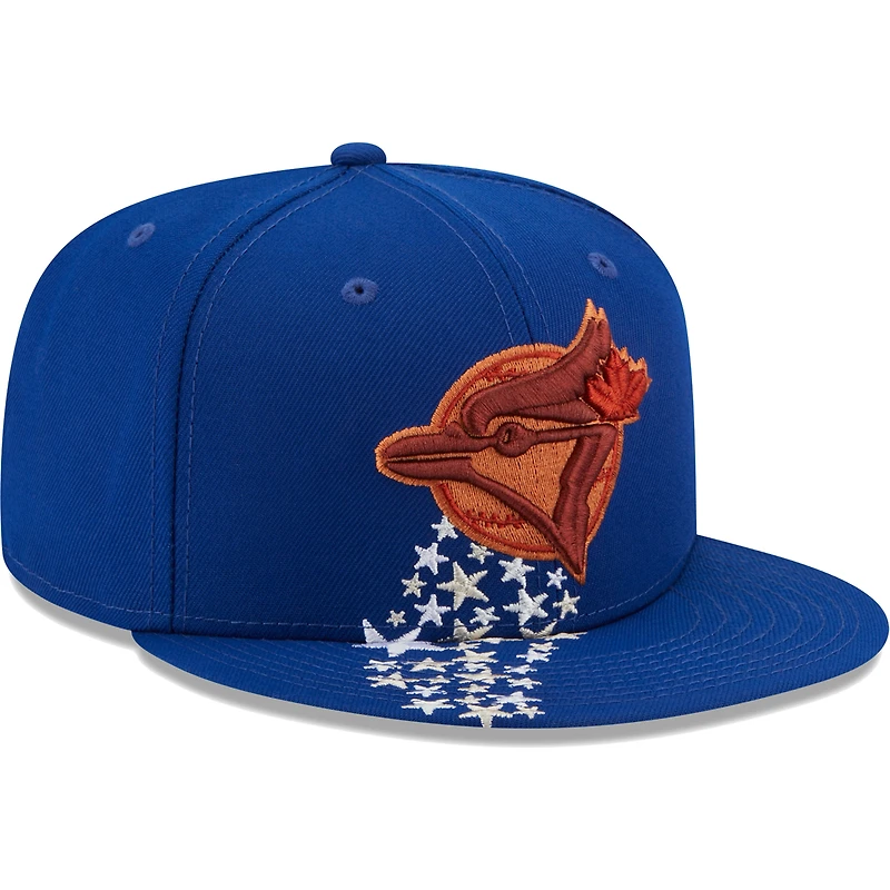 Casquette ajustée 59FIFTY Meteor des Blue Jays de Toronto Royal New Era pour homme