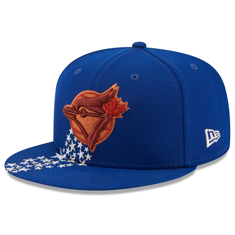Casquette ajustée 59FIFTY Meteor des Blue Jays de Toronto Royal New Era pour homme