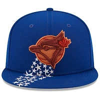 Casquette ajustée 59FIFTY Meteor des Blue Jays de Toronto Royal New Era pour homme