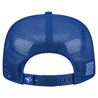Casquette ajustable de golf rétro en satin New Era Royal Toronto Blue Jays pour homme