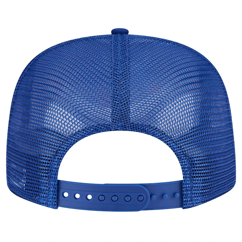 Men's New Era Royal Toronto Blue Jays Seeing Diamonds A-Frame Trucker 9FIFTY Snapback Hat
