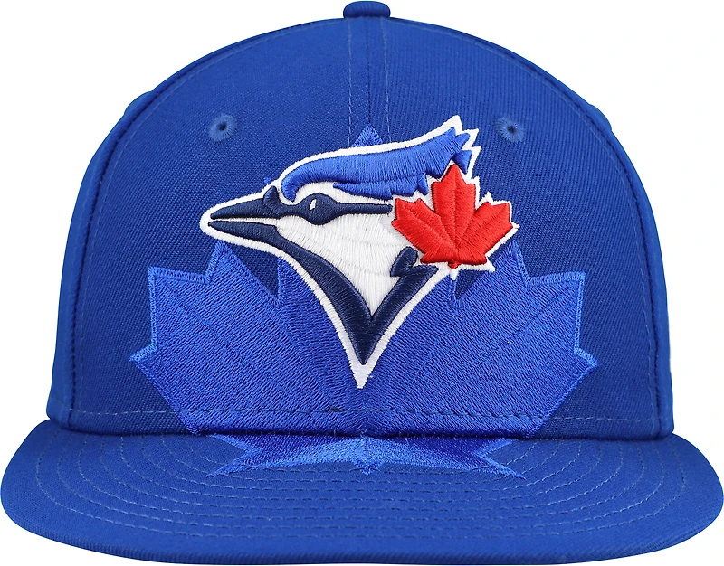 Casquette ajustée 59FIFTY avec logo ombré des Blue Jays de Toronto Royal New Era pour hommes