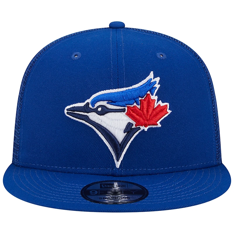 Men's New Era Royal Toronto Blue Jays Team Color Trucker 9FIFTY Snapback Hat