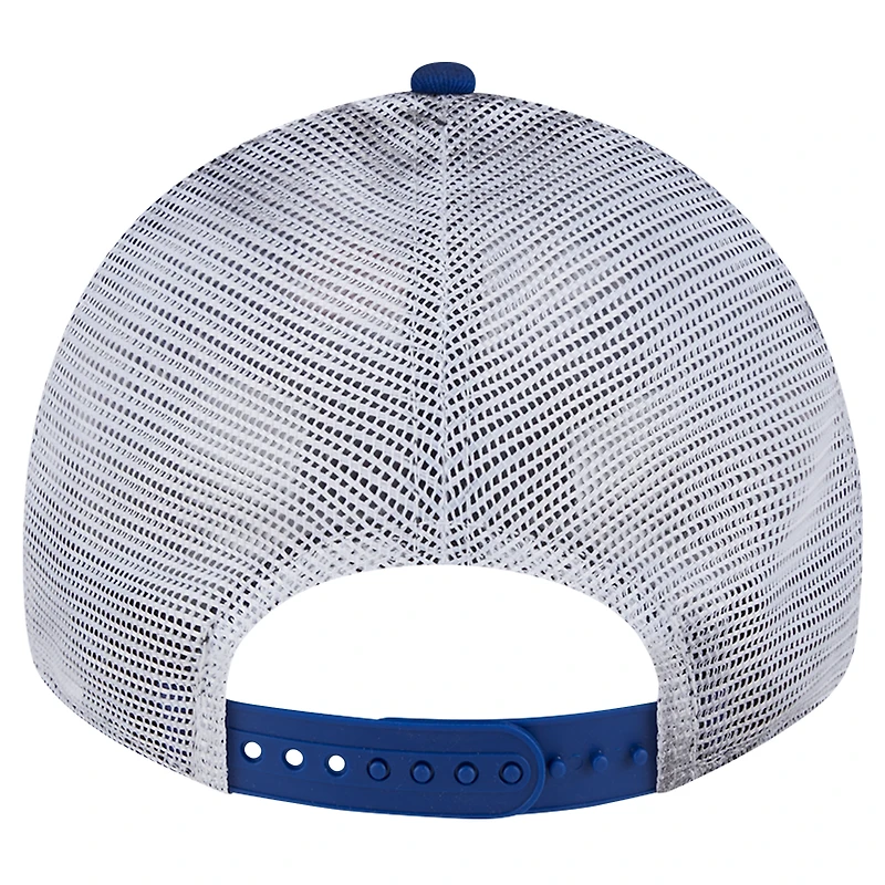 Men's New Era Royal Toronto Blue Jays Team Slick Trucker 9TWENTY Adjustable Hat