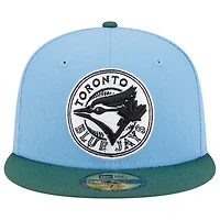 Men's New Era  Sky Blue/Cilantro Toronto Blue Jays 40th Season Anniversary 59FIFTY Fitted Hat