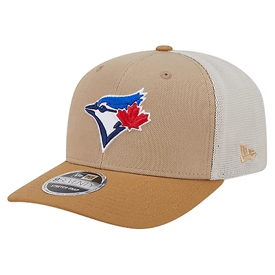 Casquette ajustable New Era Stone 9SEVENTY pour homme des Blue Jays de Toronto