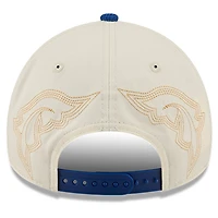 Men's New Era Stone Toronto Blue Jays Western Stitch 9FORTY A-Frame Adjustable Hat