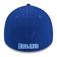 Casquette New Era Toronto Blue Jays 2025 MLB Clubhouse 39THIRTY Flex pour homme, blanche/bleu marine