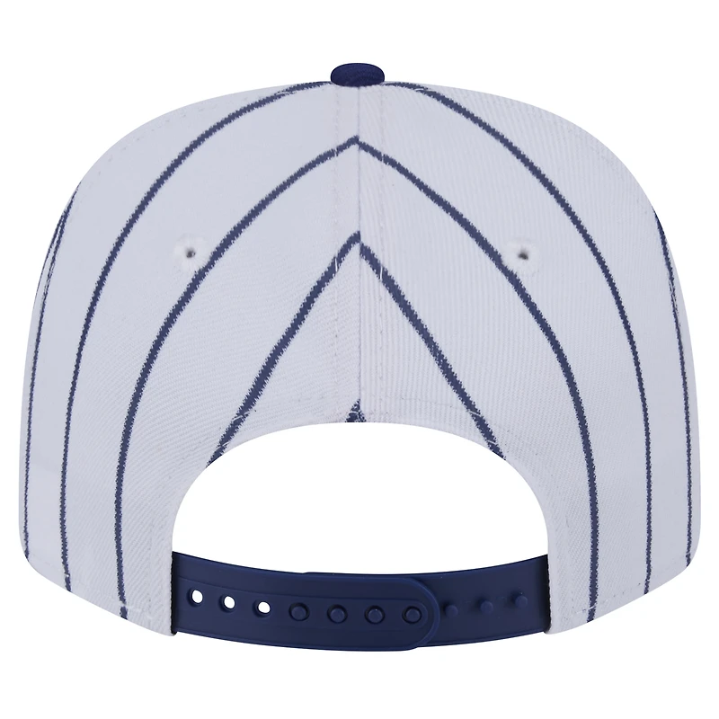 Casquette ajustable New Era 9SEVENTY originale Big League 2024 des Blue Jays de Toronto, blanche/bleue