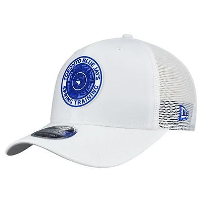 Men's New Era White Toronto Blue Jays 2026 Spring Training Fan Pack 9SEVENTY Adjustable Trucker Hat
