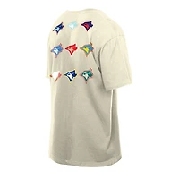 Men's New Era  White Toronto Blue Jays Randsom Note Oversized T-Shirt