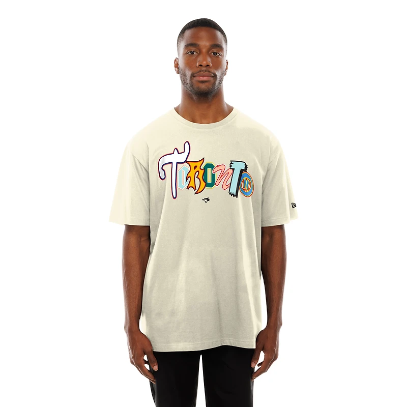 T-shirt oversize blanc Randsom Note des Blue Jays de Toronto New Era pour homme