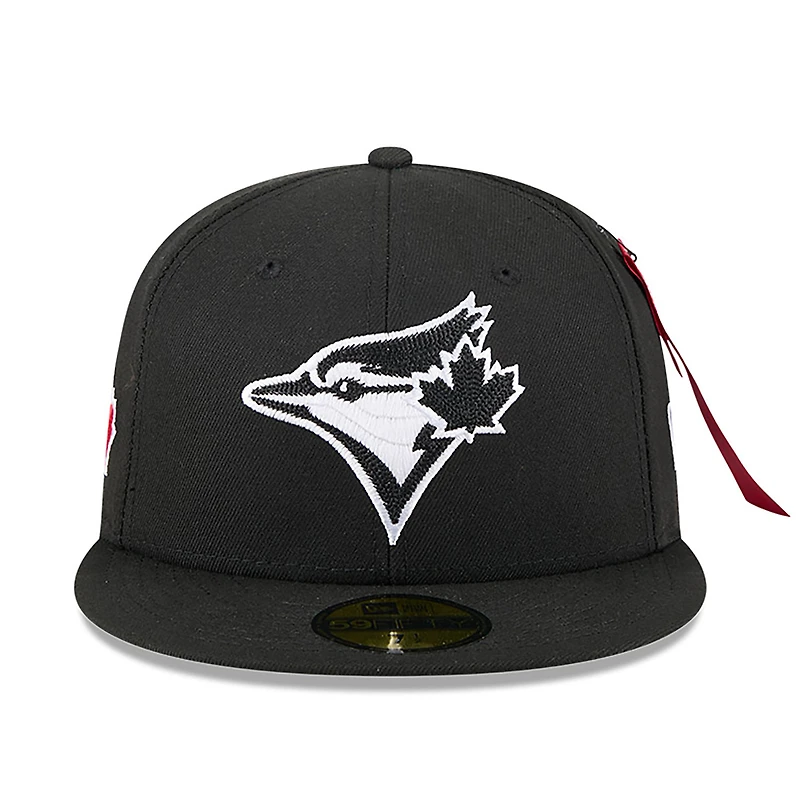 Men's New Era x Alpha Industries  Black Toronto Blue Jays 59FIFTY Fitted Hat