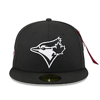 Men's New Era x Alpha Industries  Black Toronto Blue Jays 59FIFTY Fitted Hat
