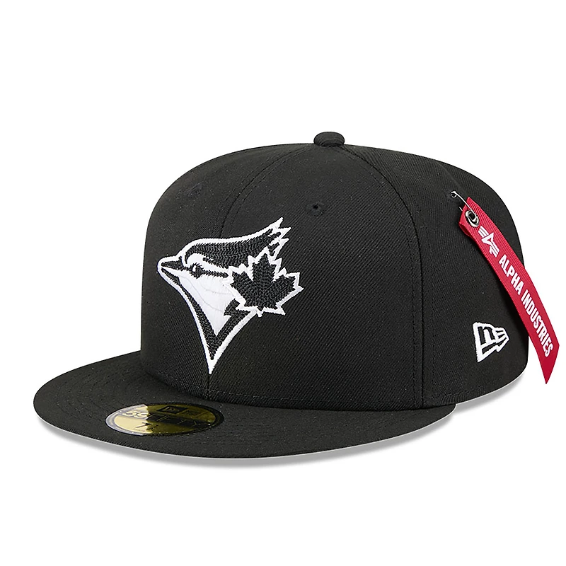 Men's New Era x Alpha Industries  Black Toronto Blue Jays 59FIFTY Fitted Hat