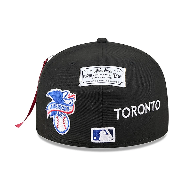 Men's New Era x Alpha Industries  Black Toronto Blue Jays 59FIFTY Fitted Hat