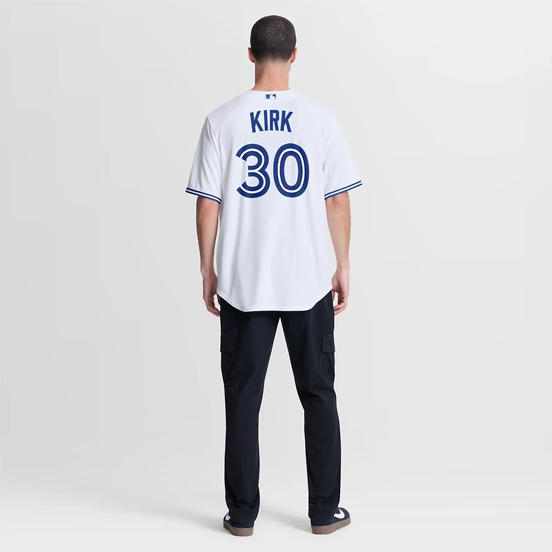 Men's Nike Alejandro Kirk White Toronto Blue Jays Home Replica Jersey