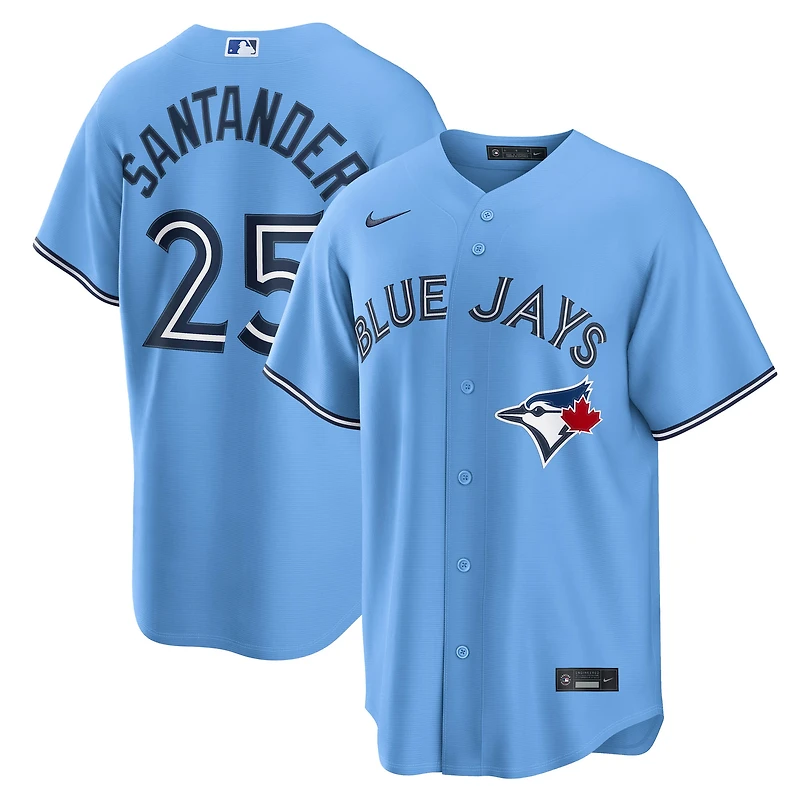 Men's Nike Anthony Santander Light Blue Toronto Jays Alternate Replica Jersey