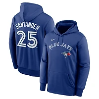 Men's Nike Anthony Santander Royal Toronto Blue Jays Name & Number Performance Pullover Hoodie