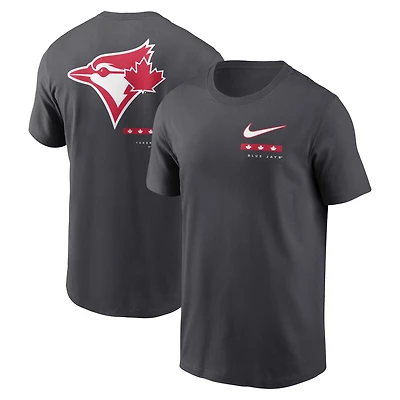 T-shirt de la fête du Canada Toronto Blue Jays Nike anthracite pour homme
