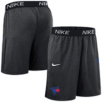 Short en tricot Nike noir pour homme, collection authentique des Blue Jays de Toronto, City Connect Performance
