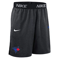 Short en tricot Nike noir pour homme, collection authentique des Blue Jays de Toronto, City Connect Performance