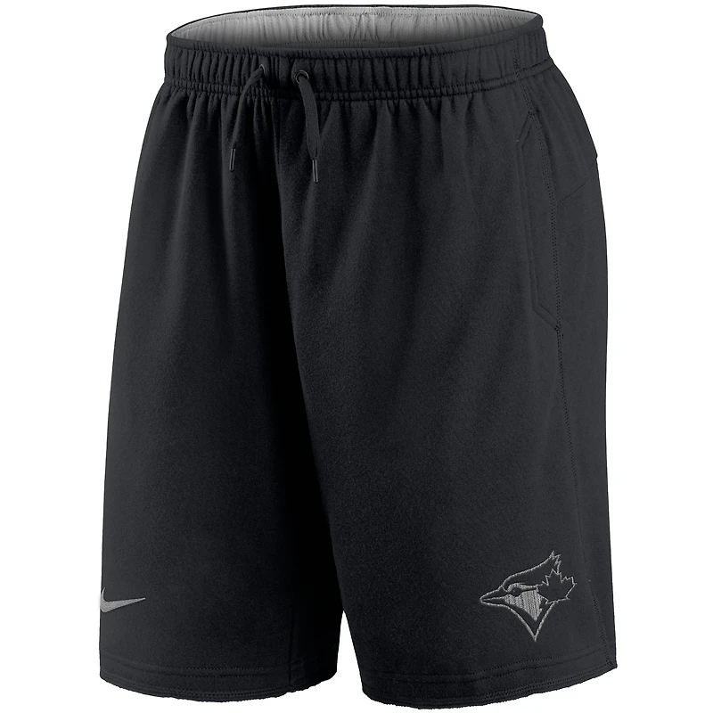 Short Performance Flux Nike Toronto Blue Jays Authentic Collection pour homme, noir