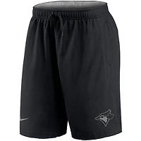 Short Performance Flux Nike Toronto Blue Jays Authentic Collection pour homme, noir