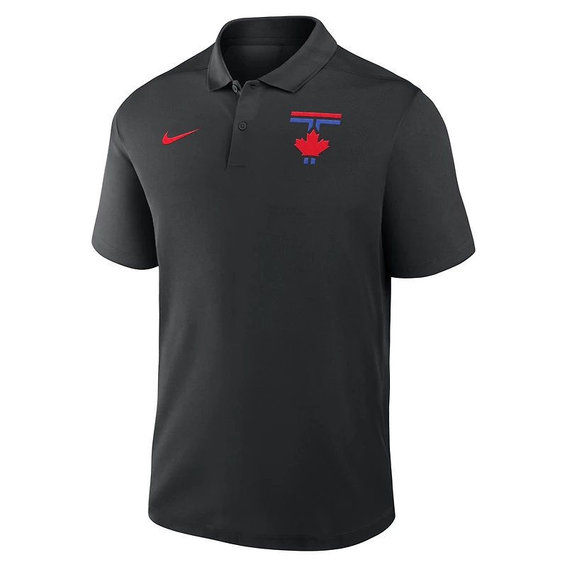 Men's Nike Black Toronto Blue Jays City Connect Victory Dri-FIT Polo