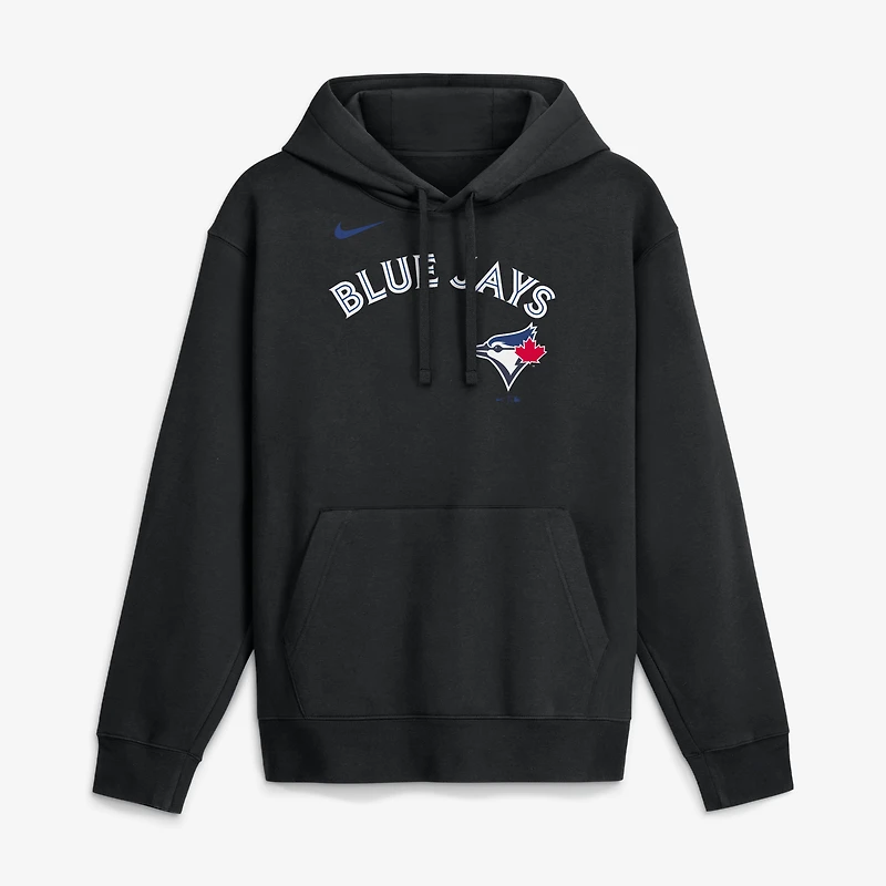 Sweat à capuche Nike noir pour homme, modèle Blue Jays de Toronto